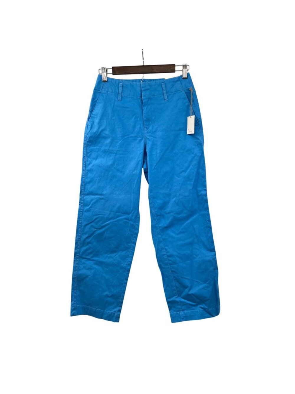 A New Day Straight Leg Khaki Pants High Rise Blue Size 2R New